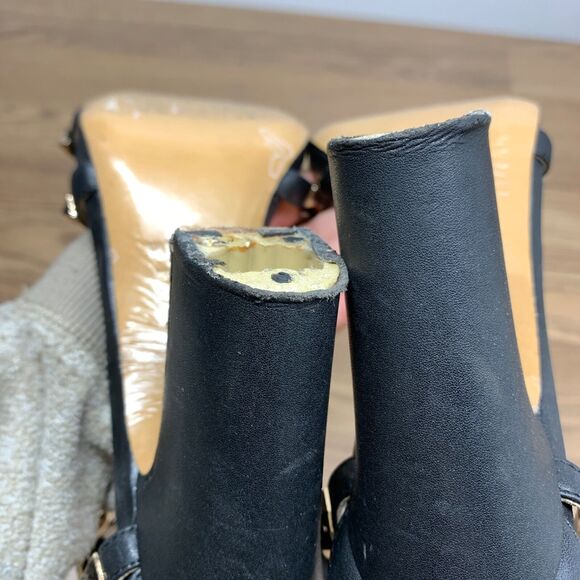 Valentino Garavani Rockstud Women's Size EU 40 Black Leather Stiletto Sandals. - Picture 10 of 15